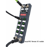 Módulo de E/S Remoto Industrial PLC IP67 Profinet EtherCAT EtherNet/IP, Bloque de E/S Distribuidas M12, Módulo de Entrada/Salida Digital y Analógica