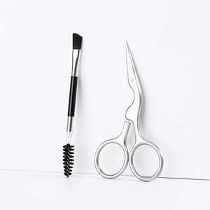 Tijeras Profesionales de Acero Inoxidable para Cejas, Resistentes al Agua, Ecológicas y de Lujo, con Hojas Curvas, Herramienta de Maquillaje y Cuidado Personal - Product Image 3