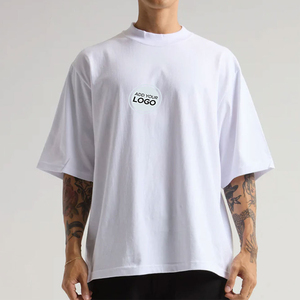 เสื้อยืดไตรเบลนด์แบบซักพิเศษ สตรีทแวร์แฟชั่น ยูนิเซ็กส์ เสื้อเปล่าทรงโอเวอร์ไซส์ วินเทจ เสื้อยืดไตรเบลนด์คุณภาพสูงสั่งทำพิเศษ - Product Image 1