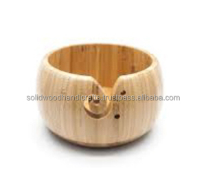 Cuenco de hilo de madera hecho a mano, soporte de hilo de palisandro, caja de almacenamiento de hilo de ganchillo, cuenco de bola de hilo, regalo para cumpleaños de madre - Product Image 1