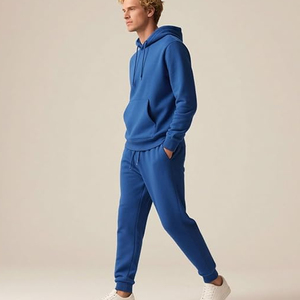 Conjunto Deportivo Informal de Algodón para Hombre, Sudadera con Capucha y Pantalones Jogger, Ropa Deportiva para Correr, Ropa Cómoda para el Día a Día - Product Image 2