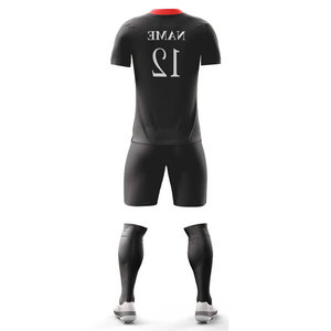 Camiseta de Fútbol 100% Poliéster con Estampado Digital, Uniforme Deportivo de Rugby, Ropa Deportiva Juvenil, Uniforme de Fútbol para Adultos - Product Image 3