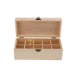 Handcrafted Wooden Jewelry Box Natural Storage Case for <b>Rings</b> Bracelets and <b>Watches</b> - Product Image 4