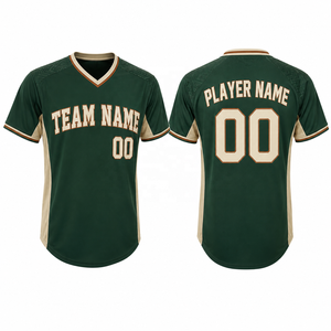 Uniforme de Béisbol de Manga Corta Transpirable Hecho en Pakistán, Personalizado para Equipos, de Alta Calidad, Recién Llegado, para Adultos, con Logotipo Frontal, de Secado Rápido - Product Image 2