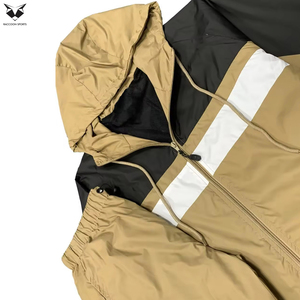 Nouveauté : Ensembles coupe-vent en polyester de haute qualité, veste et short patchwork multicolores, survêtements de jogging personnalisables avec logo - Product Image 5