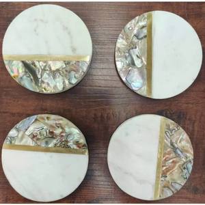 Vente de gros Sous-verres en marbre et en bois Tapis et tampons élégants - Product Image 6