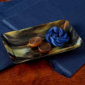 Bandejas de Servir Ecológicas de Cuerno de Búfalo y Buey para Fiestas, Se Aceptan Personalizaciones, Bandeja de Cuerno para Decoración de Mesa - Product Image 4