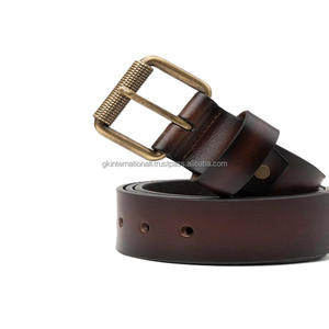 Cinturones de Cuero Genuino para Hombre de Alta Calidad, Venta al Por Mayor 2025, Cinturón de Cuero con Hebilla de Pin Casual, Cinturón de Longitud Personalizada para Hombre - Product Image 3