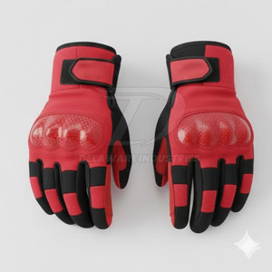 Gants de moto en textile, design flexible avec coutures renforcées pour les longues balades et l'usage quotidien - Product Image 4