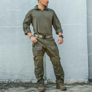 Tenue de travail tactique professionnelle doublement sécurisée en toile camouflage, imperméable et respirante pour la sécurité extérieure et l'entraînement - Product Image 6