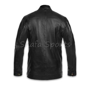 OEM Custom Design Men's Black Bomber <b>Jacket</b> New Style Premium Men Leather <b>Jacket</b> <b>Smart</b> Casual Winter High Quality <b>Jackets</b> - Product Image 6