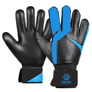 Gants de gardien de but en cuir de haute qualité à marque privée, respirants, unisexes, pour usage extérieur, avec sangle de poignet réglable et doigts entièrement protégés - Product Image 2