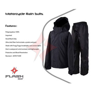 Combinaison imperméable longue et respirante pour hommes et femmes, avec capuche, pour motards, coupe-vent et légère - Product Image 5