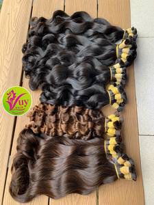 Extensions de cheveux vierges vietnamiens VuyHair 100 % naturels, non traités, couleur naturelle, 95-100g, double trame machine, best-seller - Product Image 5