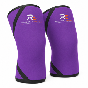 Weightlifting <b>Knee</b> Sleeves Offer Firm Compression Comfortable Fit And Flexible Support For Squats And Gym Training Unisex - Product Image 5