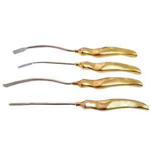 Ensemble de chirurgie endoscopique manuelle réutilisable en acier inoxydable de haute qualité - Poignée dorée certifiée CE pour la chirurgie plastique - Product Image 5