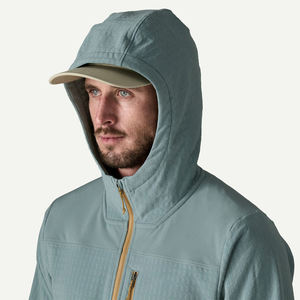 Chaqueta Ligera con Capucha y Forro Polar para Hombre, Chaqueta Cortavientos con Media Cremallera para Senderismo al Aire Libre, Prenda Superior Cálida e Informal para Invierno - Product Image 5