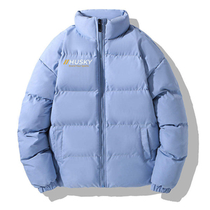 Lightweight Winter Travel Bubble Jacket for Men Zipper <b>Camouflage</b> Hooded Waterproof Windproof Stand Collar Foldable Design - Product Image 3