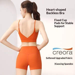 ชุดโยคะออกกำลังกาย 2 ชิ้น สำหรับเด็กผู้หญิง แบบขายส่ง เป็นมิตรกับสิ่งแวดล้อม ยกกระชับสะโพก ลายเรียบ สำหรับผู้ใหญ่ - Product Image 2