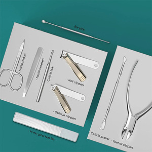Premium Stainless Steel <b>Nail</b> Care Manicure <b>Set</b> with Case Manicure Pedicure Grooming Kit for Men Women and Teens <b>Nail</b> Care Tools - Product Image 2