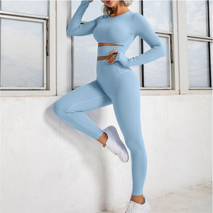 Ensemble de yoga à carreaux grande taille pour femmes, best-seller, avec short à taille élastique sans couture - Vente en gros, haute qualité, personnalisable pour adultes, OEM - Product Image 5