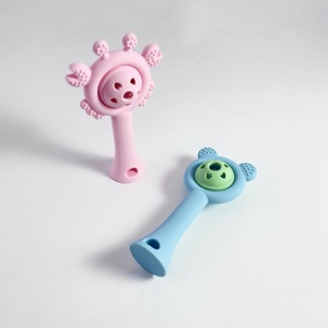 Mordedor de Silicona con Forma de Cangrejo para Bebés, Juguete de Dentición de Grado Alimenticio, Mordedor Suave para Bebés, Fácil de Limpiar - Product Image 5