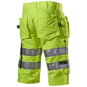 Shorts de sécurité haute visibilité de qualité supérieure, multi-poches, pour travaux de construction - Product Image 4