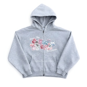 เสื้อฮู้ดโอเวอร์ไซส์ผ้าฟลีซพรีเมียมสำหรับผู้ชาย ระบายอากาศได้ดี สวมใส่สบายทุกวัน พร้อมฮู้ดปรับได้ ลายเรียบ ขนาด OEM ขายส่ง - Product Image 1