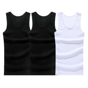 Factory <b>Cheap</b> Custom Logo Muscle Fit Plain Tank Tops Sleeveless Workout Cotton tank Top for Men with OEM Service - Product Image 6