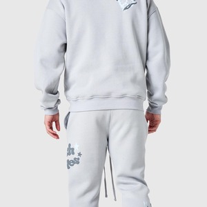Conjunto Deportivo de Alta Calidad, Estilo Y2K, con Cierre, Pantalones y Sudadera con Capucha, Personalizable para Hombre - Product Image 2