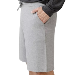 Short de jogging en bambou pour hommes en coton biologique Short de sweat pour hommes en jersey personnalisé Pantalon court avec cordon de serrage pour hommes - Product Image 6