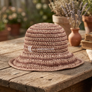 Kids <b>Straw</b> <b>Hat</b>, Woven Summer Sun <b>Hat</b> with Lace Bow, Eco-friendly Artisanal Floral Beach <b>Hat</b> for Toddlers & Girls - Product Image 4