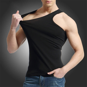สินค้าขายดี เสื้อกล้ามออกกำลังกายคุณภาพสูงสำหรับผู้ชาย รุ่นใหม่ล่าสุด เสื้อกีฬาแห้งเร็วสำหรับผู้ชาย - Product Image 1