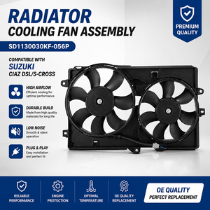 Ventilateur de refroidissement du radiateur Suzuki Ciaz Diesel S-Cross, module de ventilateur de refroidissement du moteur 12V - Product Image 1