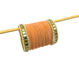 SHOPPIST INTERNATIONAL Trendy Fashion 24-Piece Women's Stainless Steel Silver Plated Eco-Friendly Colorful Stylish <b>Bangles</b> - Product Image 3