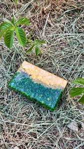 Emerald Forest <b>Resin</b> Jewelry Box Ring And Necklace Organizer <b>Resin</b> Jewelry Box Nature Theme Green Leaf Pattern <b>Resin</b> <b>Crafts</b> - Product Image 5
