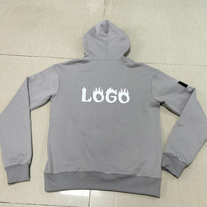 Conjunto de chándal de algodón 100% de felpa francesa para hombre, estilo urbano, con estampado en relieve y bordado, talla grande, de alta calidad. - Product Image 2