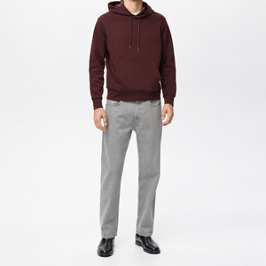 Vente en gros de sweats à capuche oversize en molleton épais 500 g/m², couleur unie, style streetwear, effet vintage, fournisseur de marques privées - Product Image 6