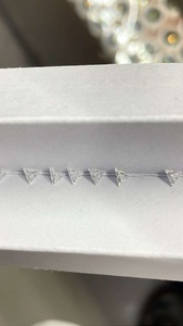 Diamantes Naturales Blancos Corte Triangular Color D Piedras Sueltas para Hacer Pulseras - Product Image 2