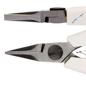 คีมปากแบนสแตนเลสคุณภาพสูง 120 มม. ด้ามจับสองชิ้น น้ำหนักเบา ใช้งานลื่นไหล เหมาะสำหรับงานทำเครื่องประดับ มีตัวเลือกแบบกำหนดเองได้ - Product Image 3