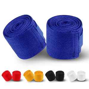 Bandes de poignet en coton de qualité supérieure, confortables, pour l'entraînement de combat, bandages de boxe avec personnalisation - Product Image 1