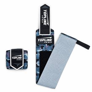 Bandes de soutien pour poignets Topline, fermeture à boucle réglable, motif camouflage, entraînement de force, sangle de poignet pour la musculation - Product Image 4