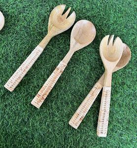 Eco-Friendly Handmade Wood Cactus <b>Spoon</b> Set Natural Mango Wood Salad Servers Decorative Kitchen Utensils Tableware Wood <b>Spoons</b> - Product Image 2