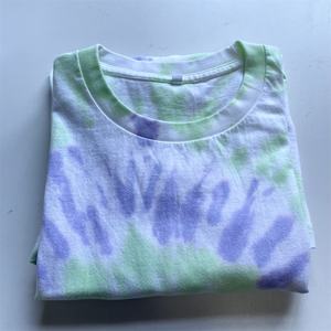 Nueva Camiseta de Moda Primavera con Estampado Tie-Dye, Transpirable, de Felpa, Informal, Ecológica, Anti-Pilling, 100% Algodón, Manga Corta - Product Image 5