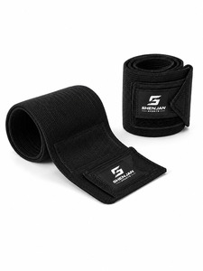 2026 High Quality Breathable Lightweight Eco-Friendly Neoprene <b>Knee</b> <b>Wraps</b> Elastic Gym Support Fitness Weightlifting Training - Product Image 5