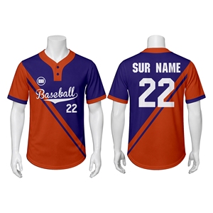 Maillot de baseball professionnel personnalisé, uniforme sportif d'équipe, vêtements de baseball anti-humidité, fabricant d'articles de sport - Product Image 1