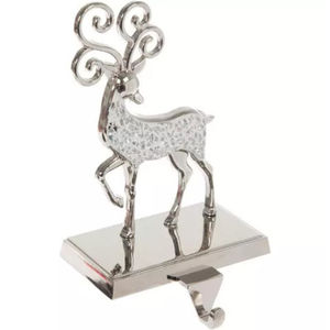 Brass Finish Xmas Decoration Use <b>Stocking</b> <b>Holder</b> Hook For Home Livingroom Fireplace Top Use <b>Stocking</b> <b>Holder</b> - Product Image 4