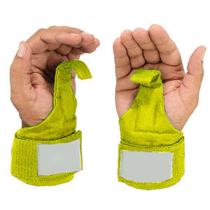 Sangles de poignet rembourrées de qualité supérieure, respirantes et résistantes pour la musculation, avec prise antidérapante pour hommes - Product Image 1