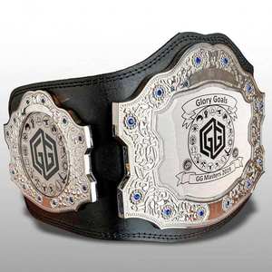 Cinturón de Cuero Personalizado para Campeonato de Flyweight, Boxeo y MMA, con Placa Dorada, Alta Calidad, Transpirable, Resistente, para Deportes de Combate, Todas las Temporadas - Product Image 5