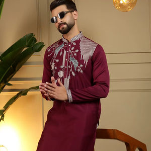 Kurta Pijama Étnico Real para Hombre – Colección Especial para Bodas y Festividades - Product Image 1